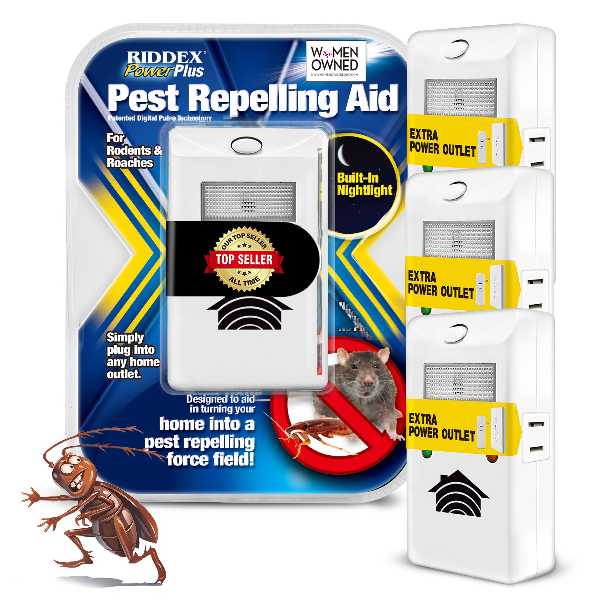 Riddex® Power Plus Electromagnetic Pest Repeller