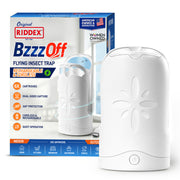 BzzzOff™ Flying Insect Trap – Rechargeable Cordless Fly Trap, 6 Cartridges