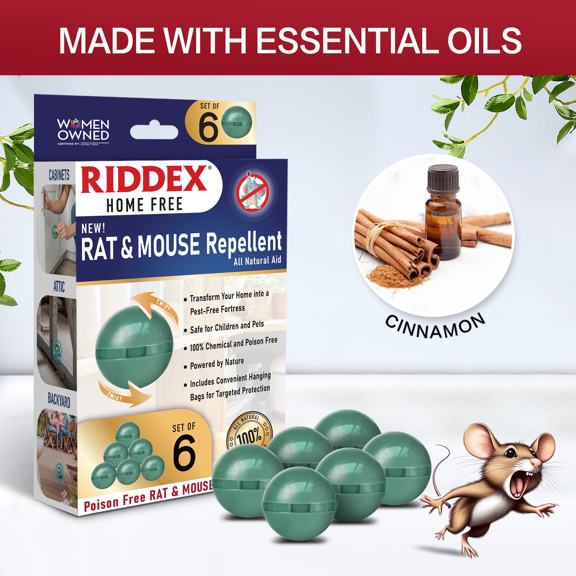 Riddex® Home Free Rat & Mouse Repellent