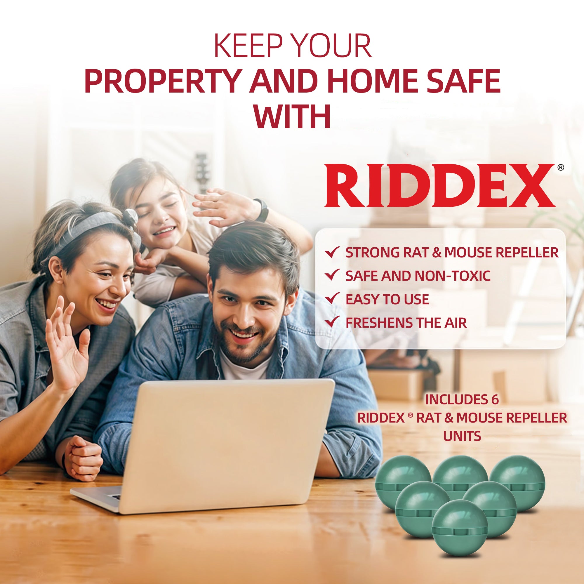 Riddex® Home Free Rat & Mouse Repellent