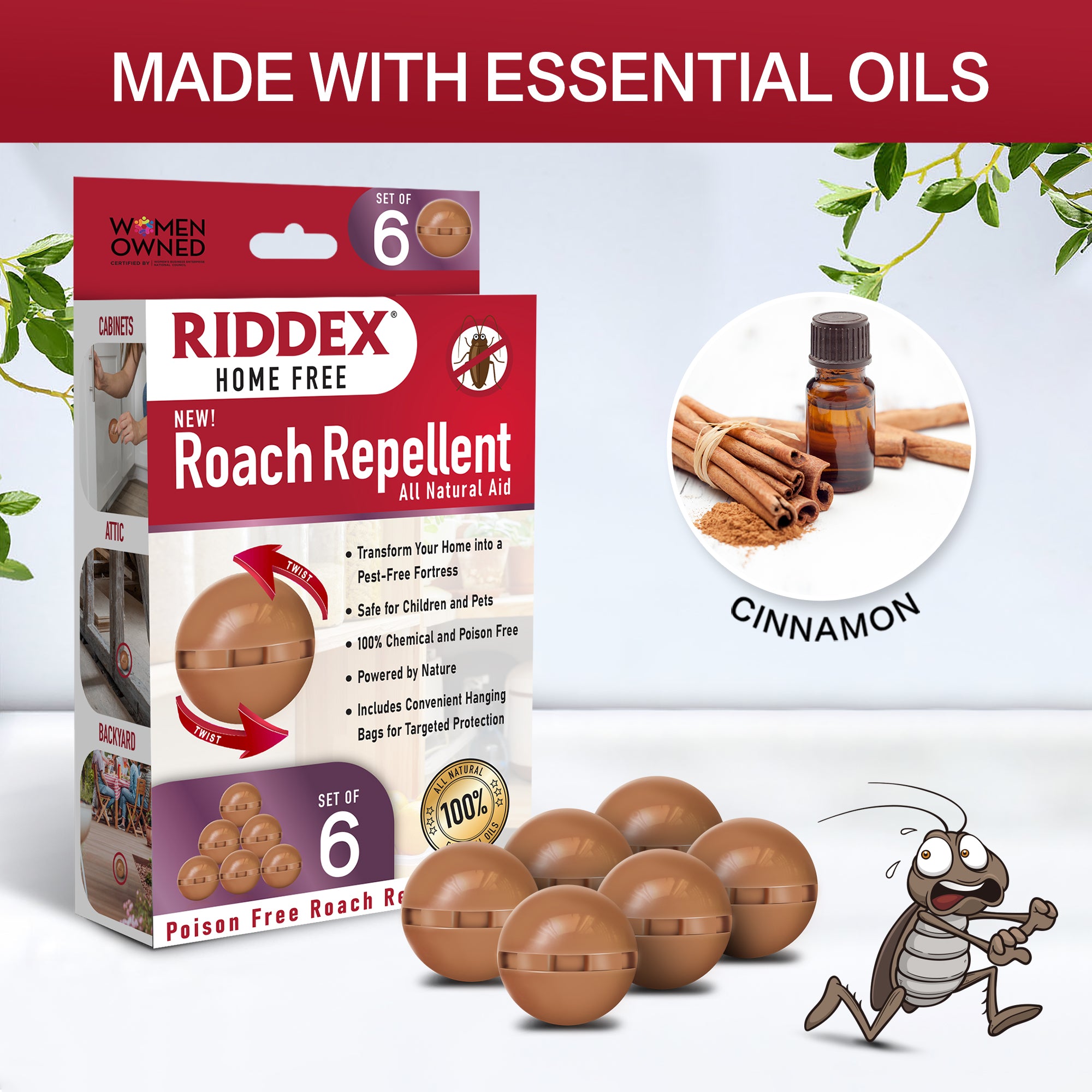 Riddex® Home Free Roach Repellent