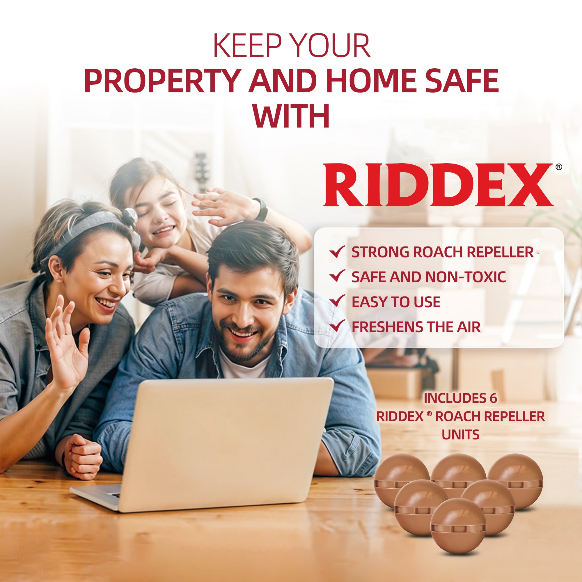 Riddex® Home Free Roach Repellent