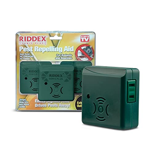 Riddex Sonic Plus Pest Repeller for rodents and roaches in green color